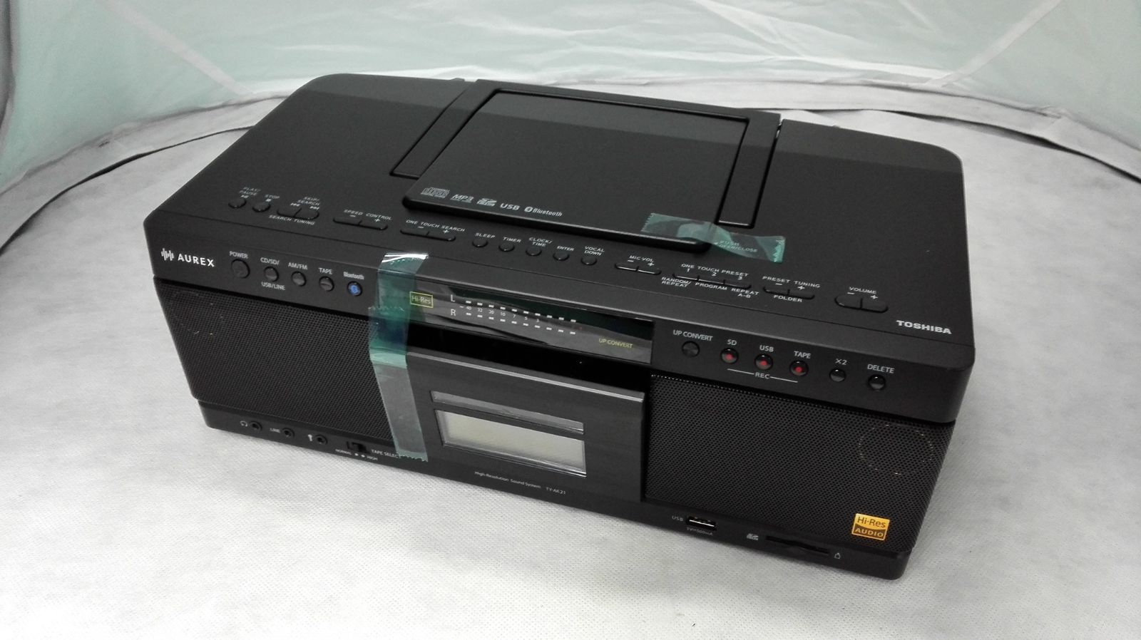 開封・未使用】AUREX ハイレゾ対応SD/USB/CDラジオカセットレコーダー