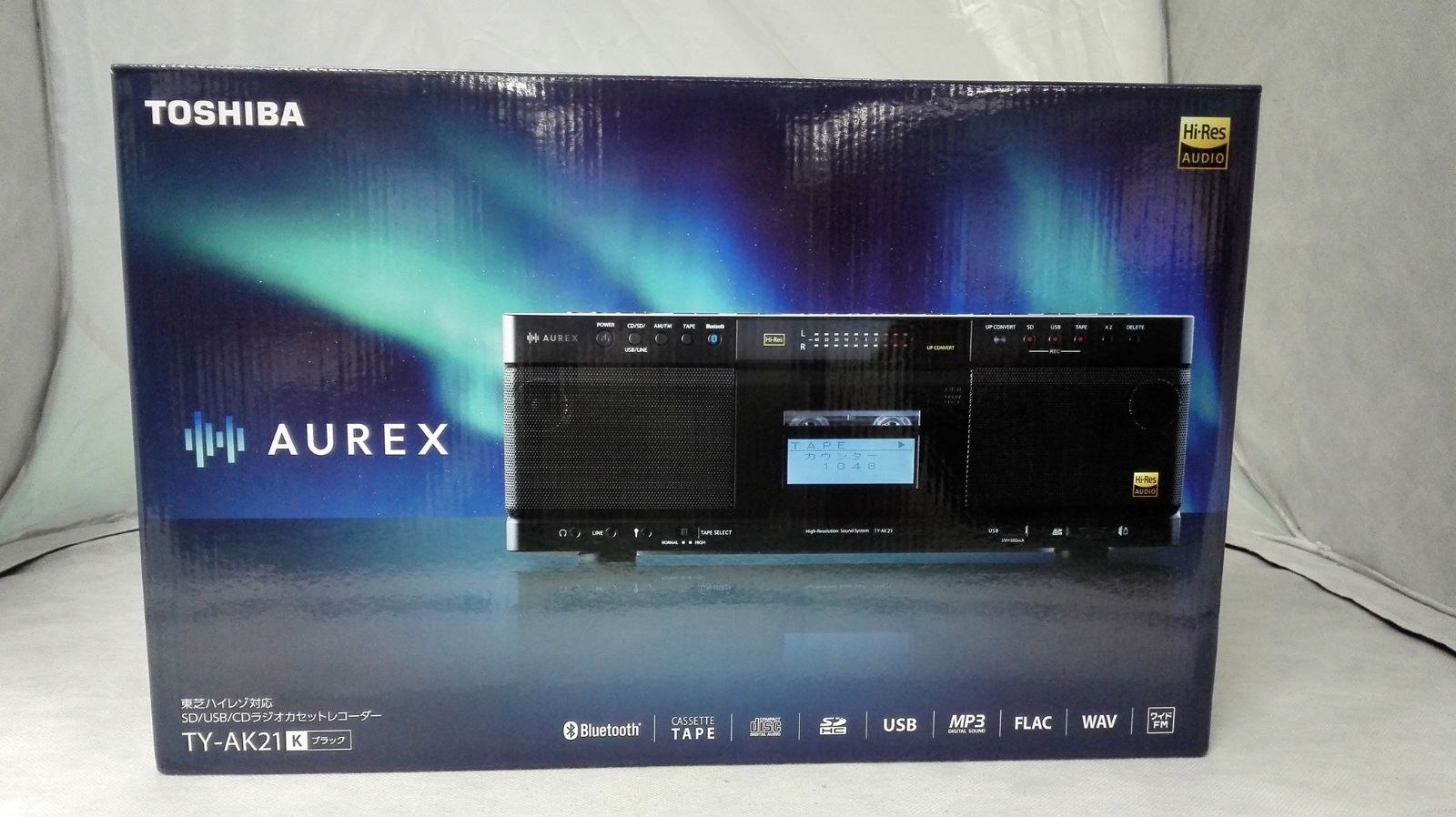 開封・未使用】AUREX ハイレゾ対応SD/USB/CDラジオカセットレコーダー
