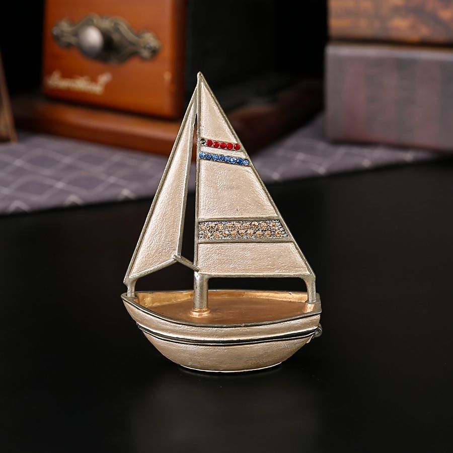 小物入れ 鍵置き 置物 インテリアトレイ オブジェ ヨット 玄関 鍵 収納