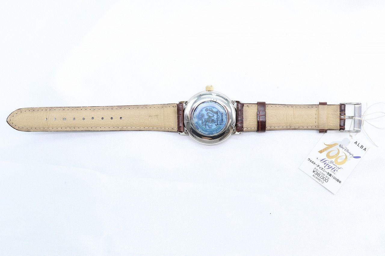 W291-34】動作品 セイコー ディズニー ウォルト・ディズニー 生誕100