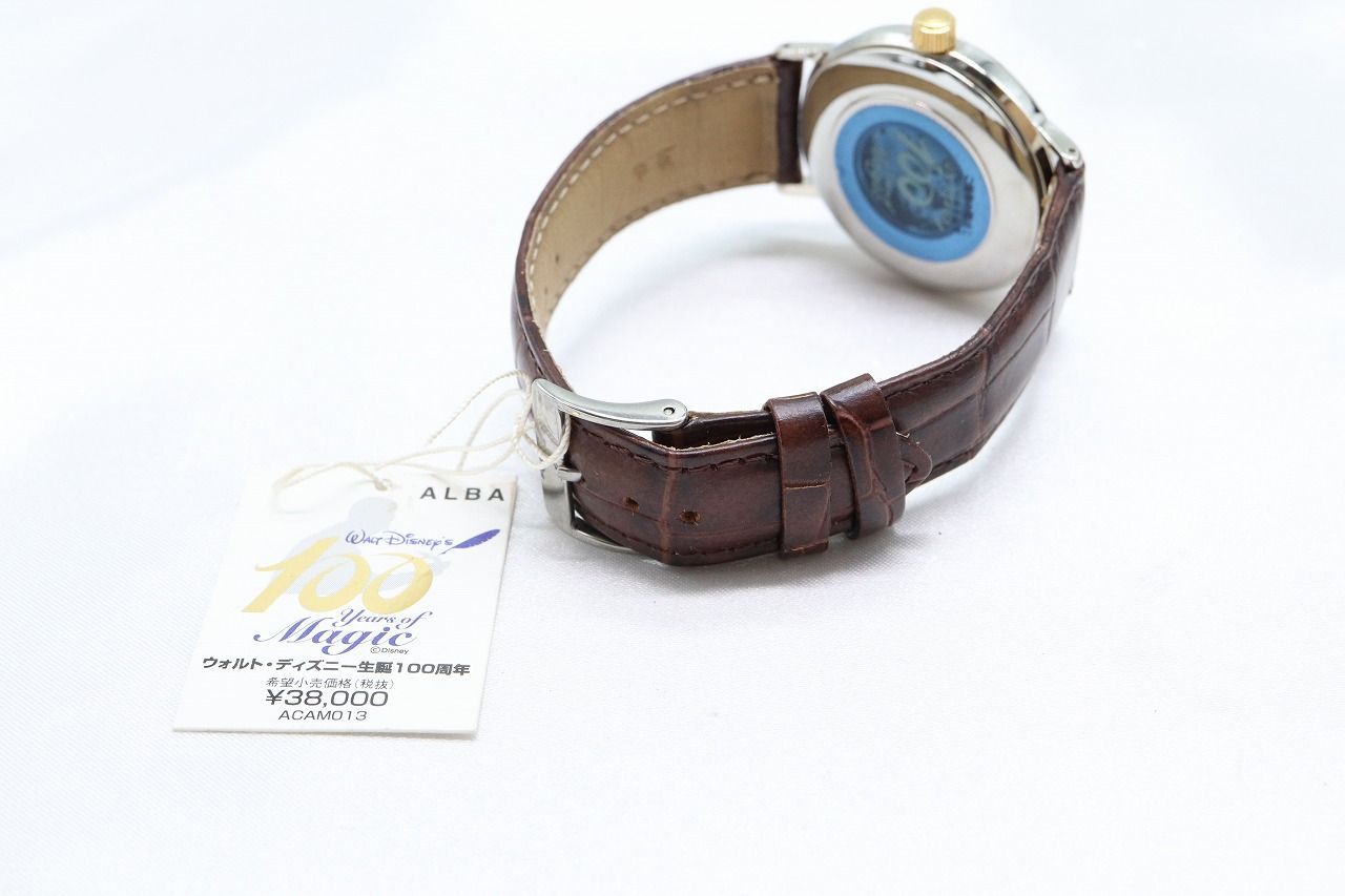 W291-34】動作品 セイコー ディズニー ウォルト・ディズニー 生誕100