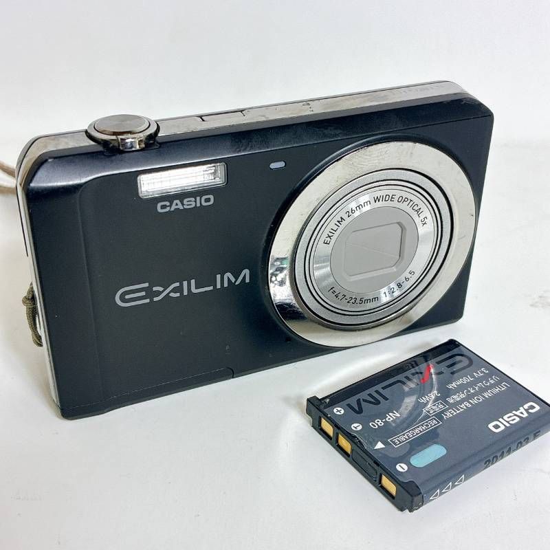 動作未確認 Casio EXILIM コンパクトデジタルカメラ EX-ZS5 ブラック 
