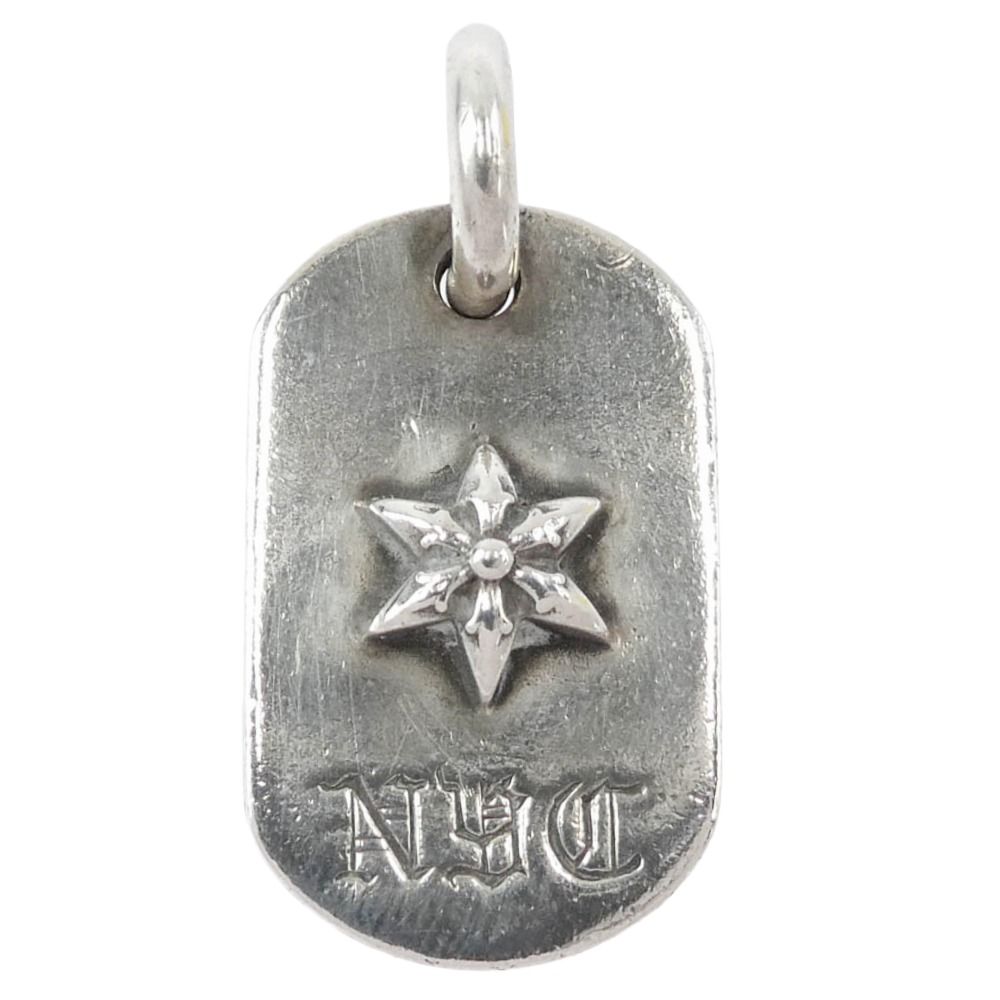 CHROME HEARTS クロムハーツ（原本無） RAISED STAR DOGTAG NYC限定