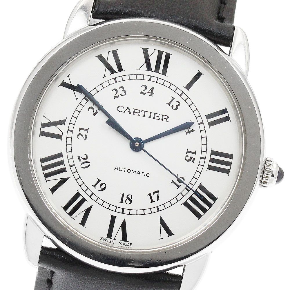 カルティエ CARTIER WSRN0021 ロンドソロ ドゥ カルティエ 自動巻き メンズ _849598