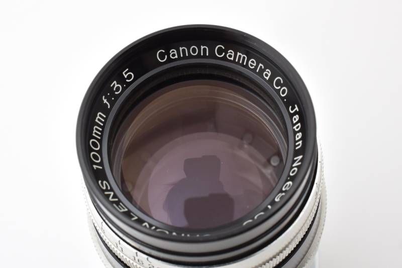 実用品】Canon キャノン LENS 100mm 3.5 L39マウント MFレンズ #4069-3