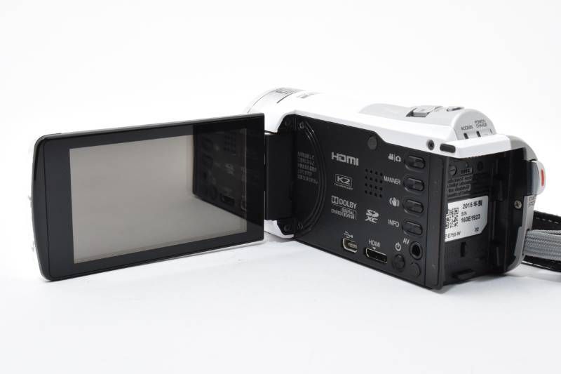 光学極上品】JVC Everio GZ-E750 白 ホワイト ビデオカメラ