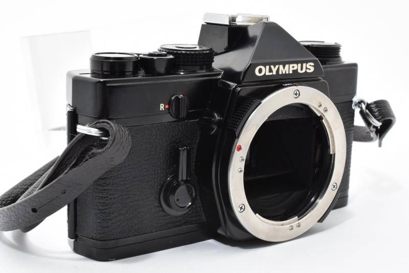 現状品】Olympus オリンパス OM-1 ボディ 黒 ブラック 背面蓋RECORDATA