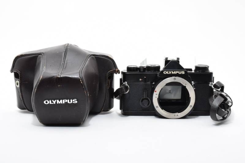 現状品】Olympus オリンパス OM-1 ボディ 黒 ブラック 背面蓋RECORDATA