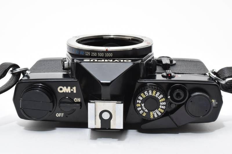 現状品】Olympus オリンパス OM-1 ボディ 黒 ブラック 背面蓋RECORDATA