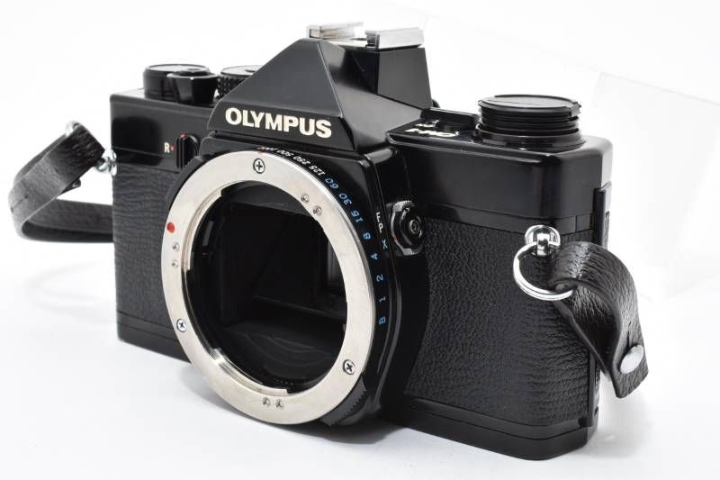 現状品】Olympus オリンパス OM-1 ボディ 黒 ブラック 背面蓋RECORDATA
