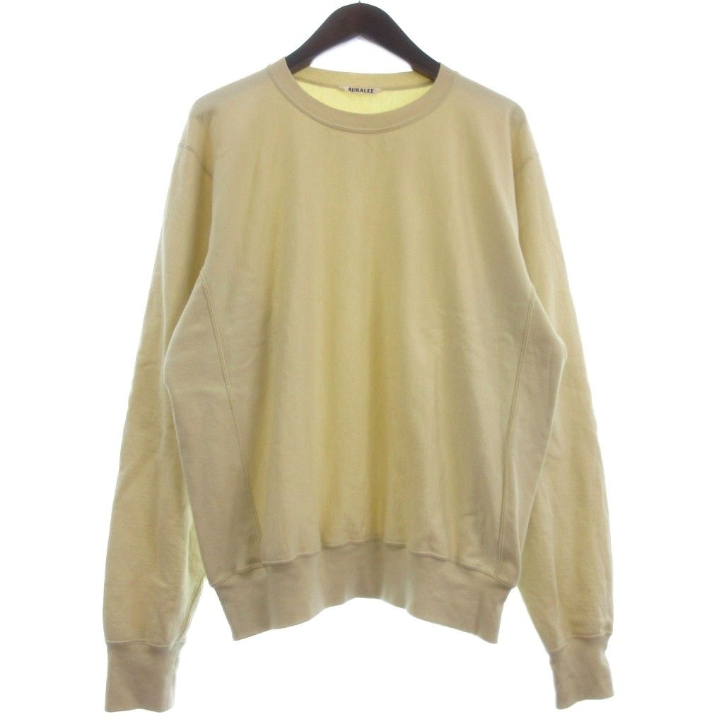 オーラリー AURALEE 26SS Elastic High Gauge Sweat トレーナー