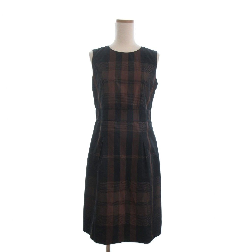 バーバリー ロンドン BURBERRY LONDON ノースリーブワンピース ひざ丈