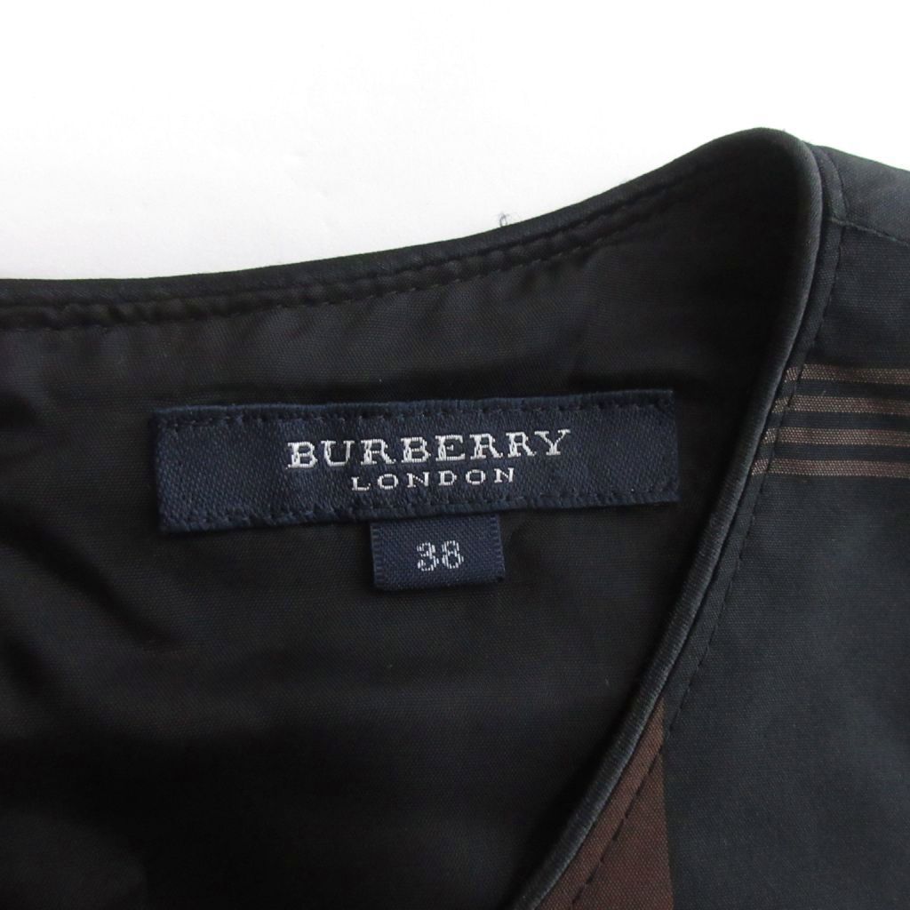バーバリー ロンドン BURBERRY LONDON ノースリーブワンピース ひざ丈
