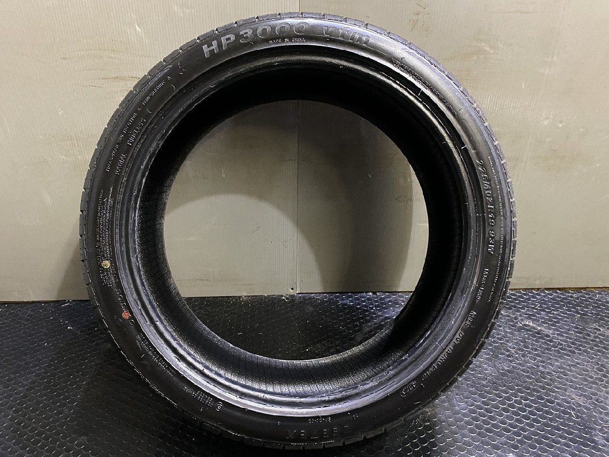 ZEETEX HP3000 vfm 225/40ZR19 19インチ 夏タイヤ 1本 23年製 バリ溝