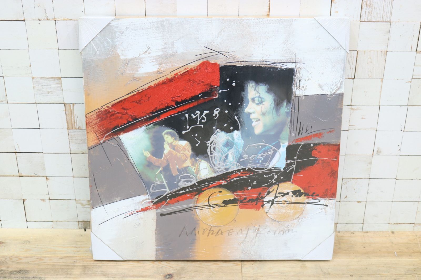 GMIK749X◯マイケル・ジャクソン アートパネル 大型 インテリアボード