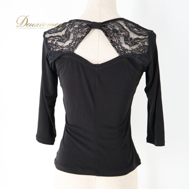 社交ダンス 衣装 トップス ブラウス ブラック系 チャコット Chacott