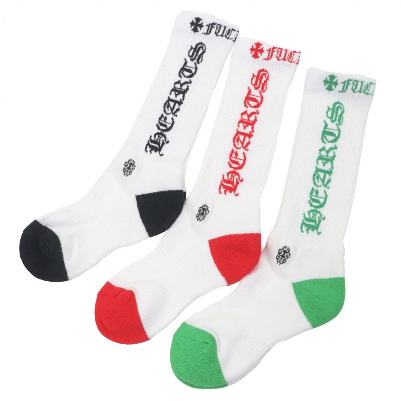 未使用品▽CHROME HEARTS クロムハーツ SOCKS-U-SPORT ダガー刺繍