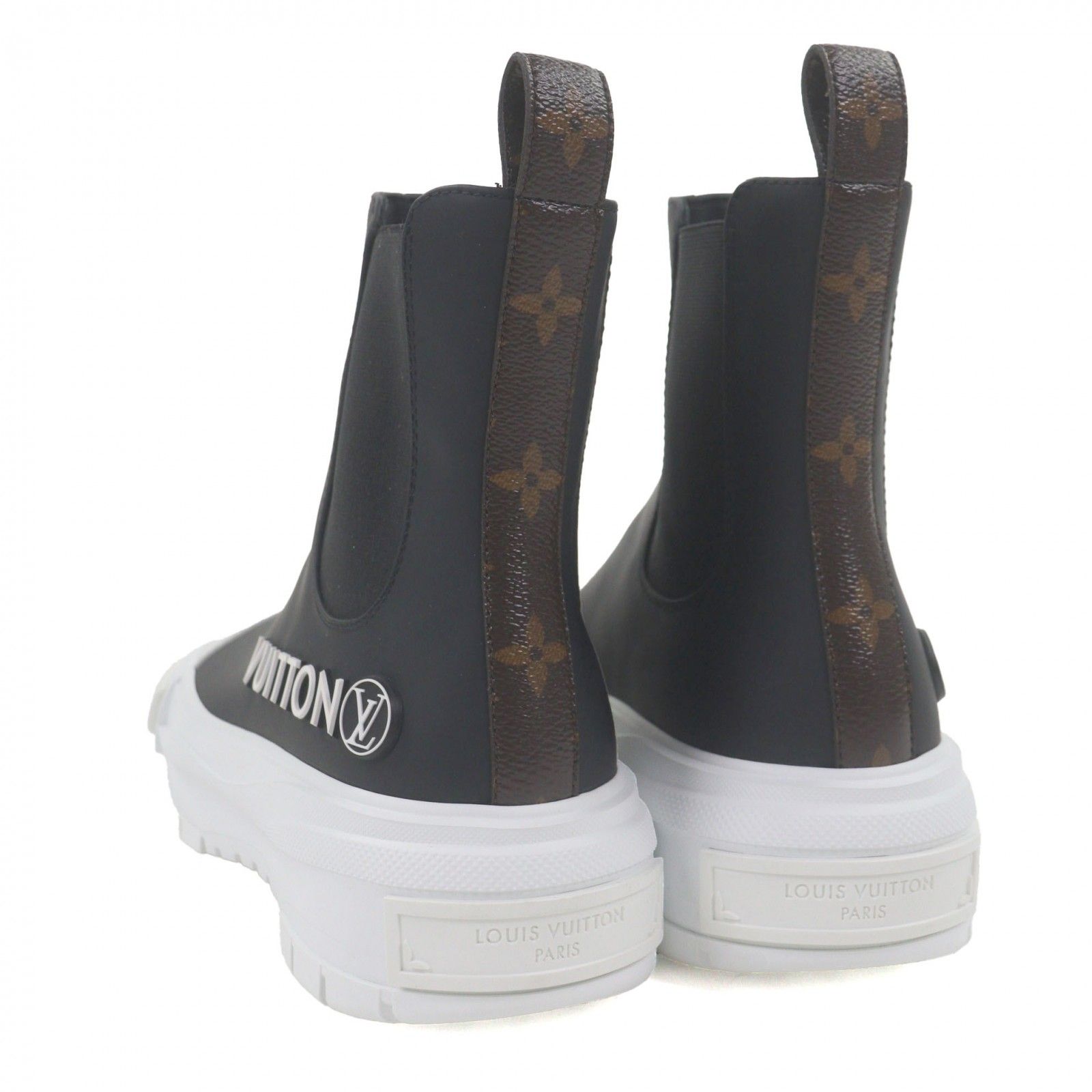 未使用品▽LOUIS VUITTON ルイヴィトン LVスクァッドライン サイドゴア