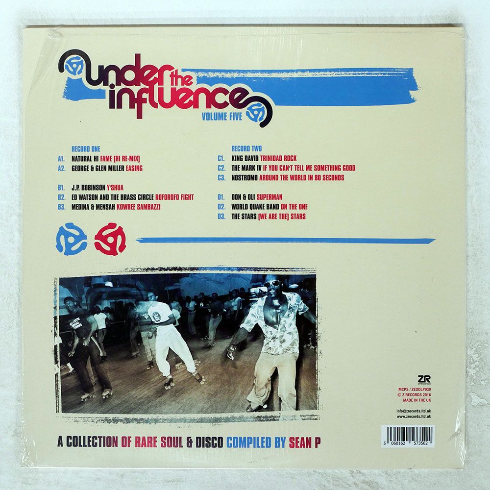 UK盤 SEAN P/UNDER THE INFLUENCE VOLUME FIVE (A COLLECTION OF RARE