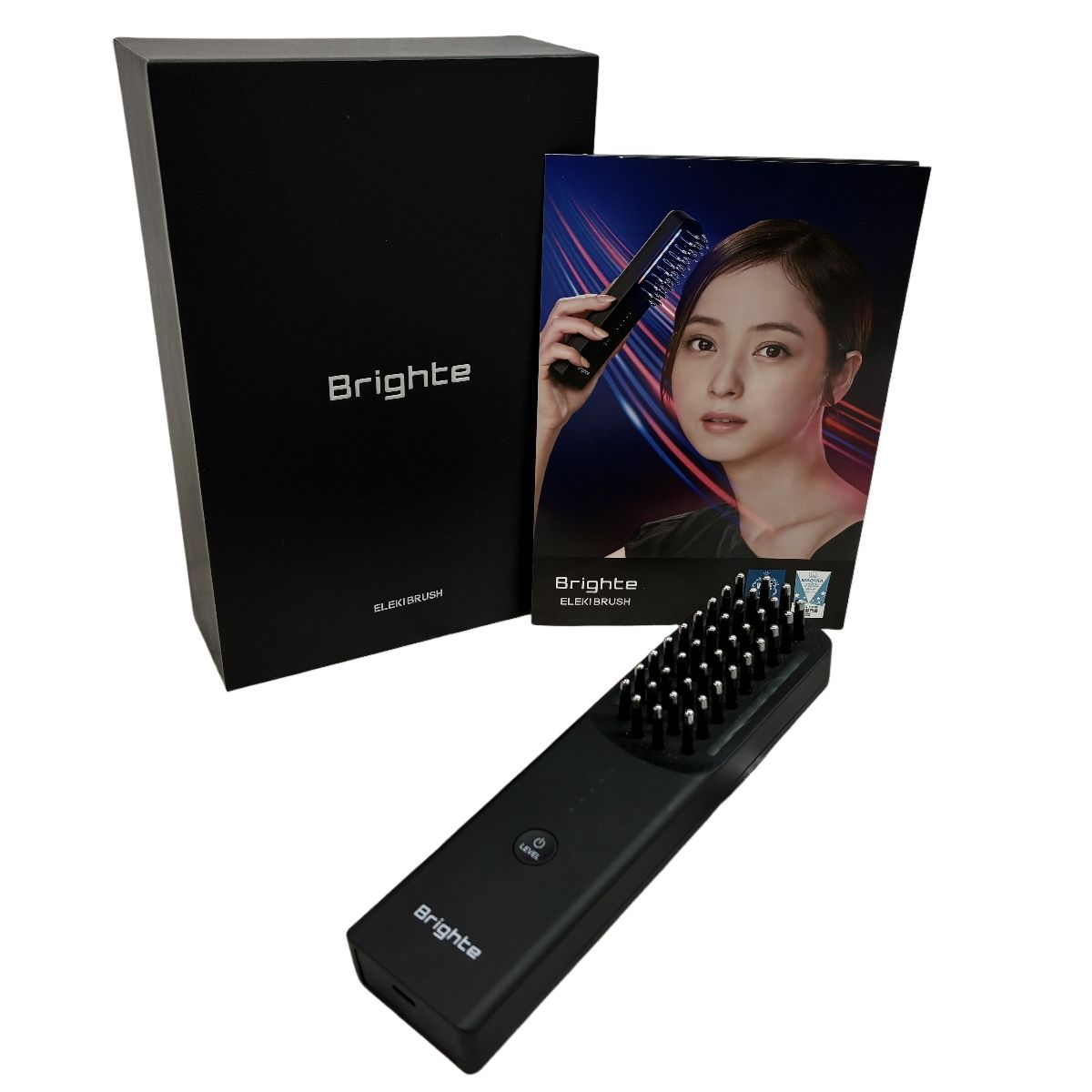 Brighte BRT-FS145B ELEKI BRUSH ブラシ型 美顔器 EMS 美容 ブライト