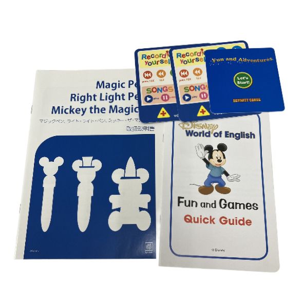 DWE 2022年頃 最新 ミッキーマジックペン アドベンチャーセット 英語