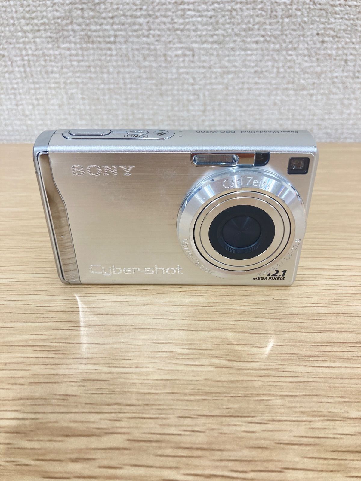 2 通電動作未確認 SONY cyber shot シルバー DSC-W200 【カメラ】【1