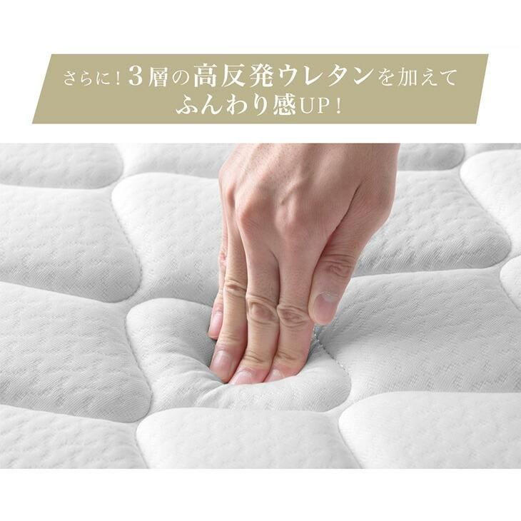 送料無料】マットレス シングル ボンネルコイルマットレス 厚み20cm 高