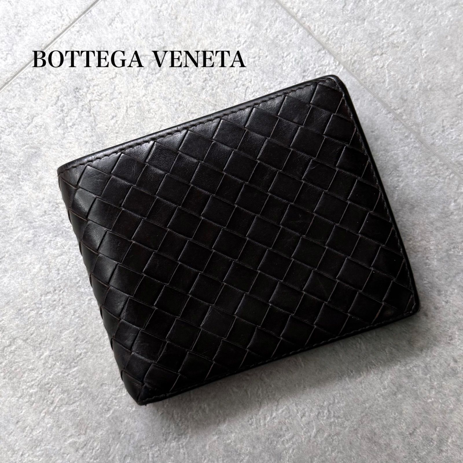 BOTTEGA VENETA ボッテガヴェネタ イントレチャート 二つ折り財布