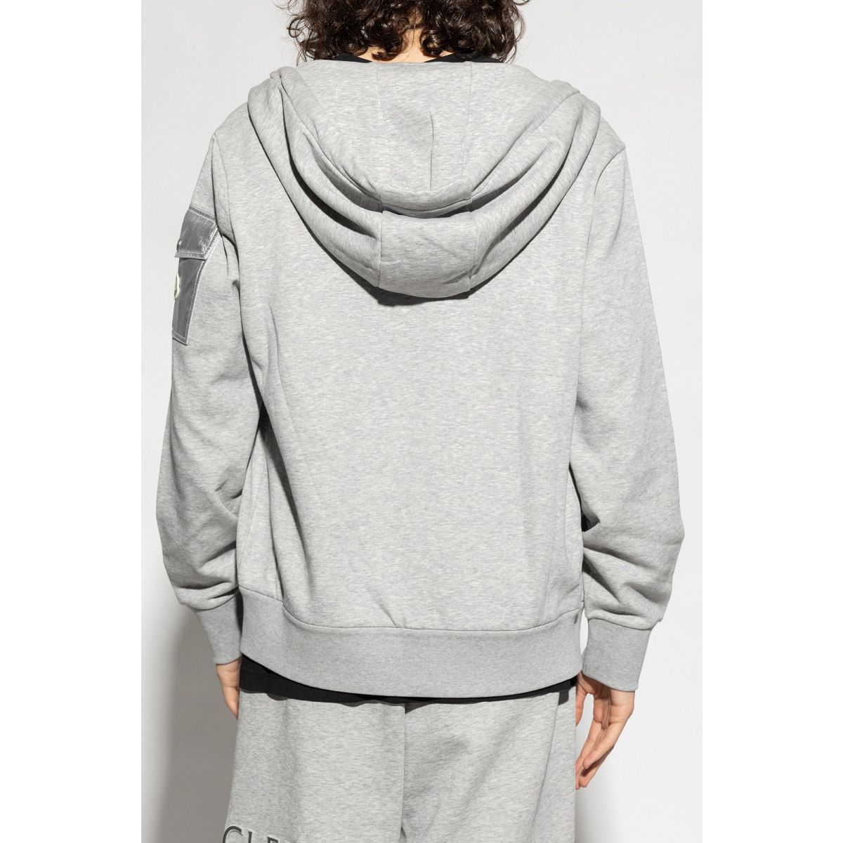 Moncler グレー トレーナー Moncler グレー ロゴ入り トレーナー XXL