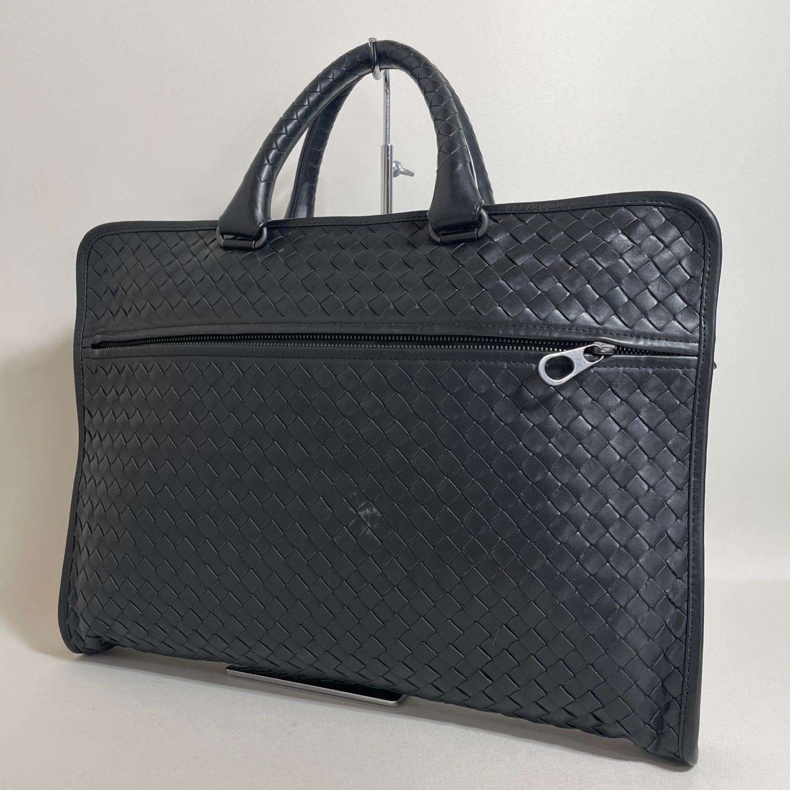 2602-92｜美品｜ボッテガヴェネタ イントレチャート ビジネスバッグ レザー 2602-92｜美品｜ボッテガヴェネタ イントレチャート ビジネスバッグ