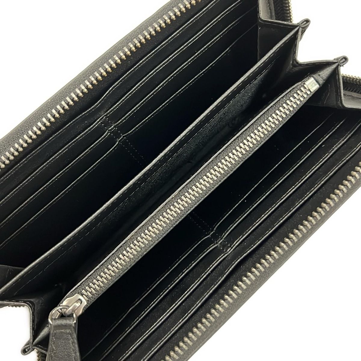 COACH(コーチ) 長財布 シグネチャー柄 F74999 黒 レザー - メルカリ