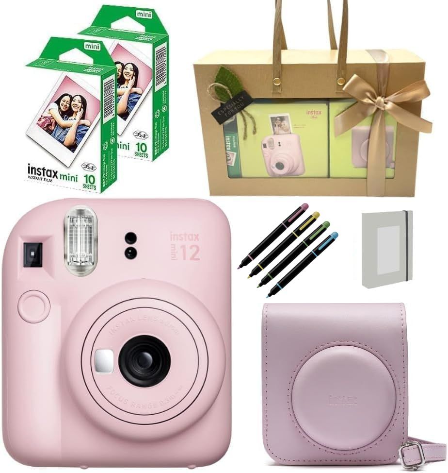 ◇インスタントカメラ チェキ instax mini 12 ラッピングBOX フィルム