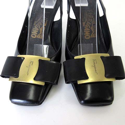 サルヴァトーレフェラガモ Salvatore Ferragamo パンプス バック