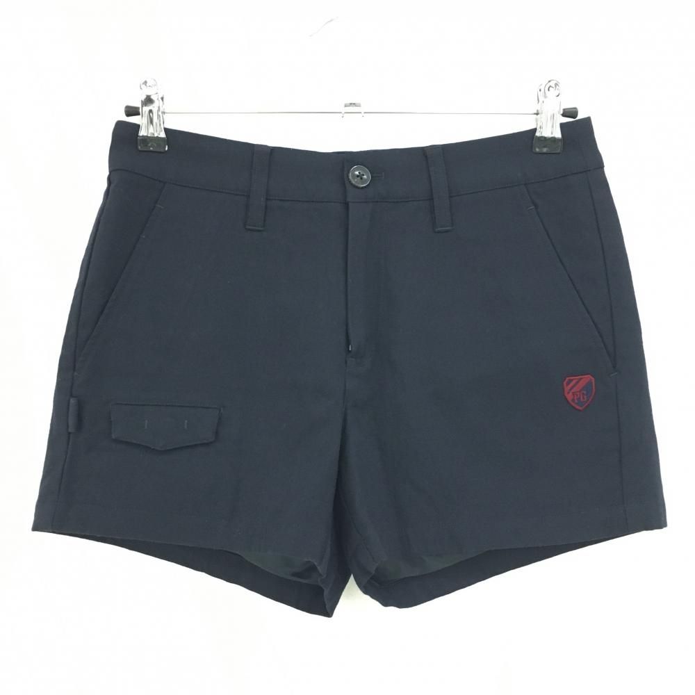 超美品】パーリーゲイツ ショートパンツ ネイビー ウール混 裏地付き