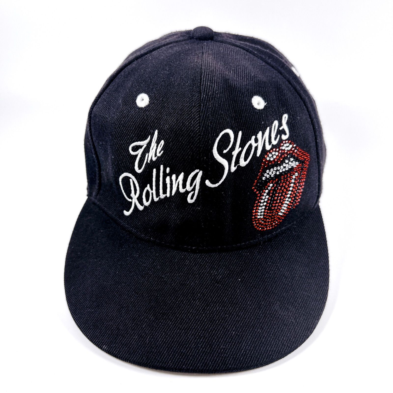 THE ROLLING STONES ローリングストーンズ RS ロゴ 刺繍 ライン