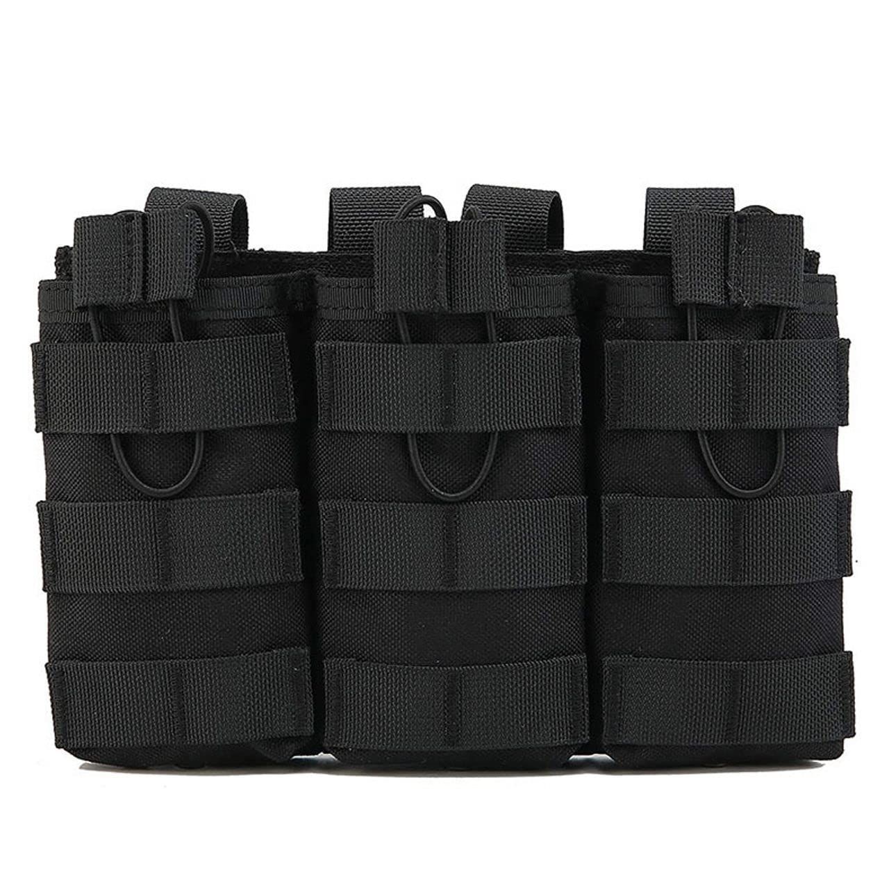 AK AR M16 モール対応 M4 トリプル 3連式 マガジンポーチ オープン