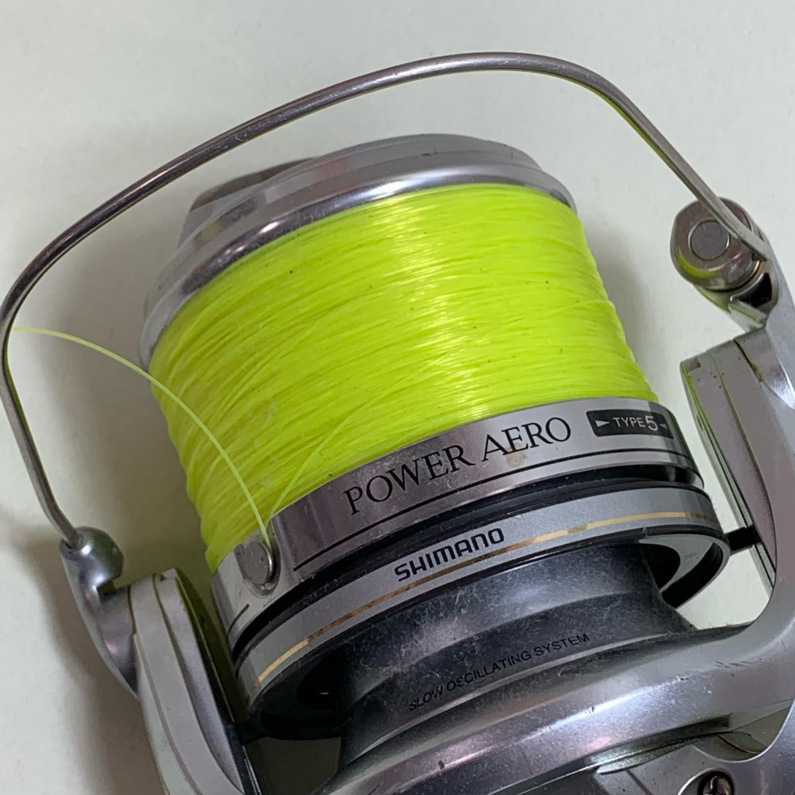 SHIMANO シマノ 03'パワーエアロ スプール2個付 スピニングリール