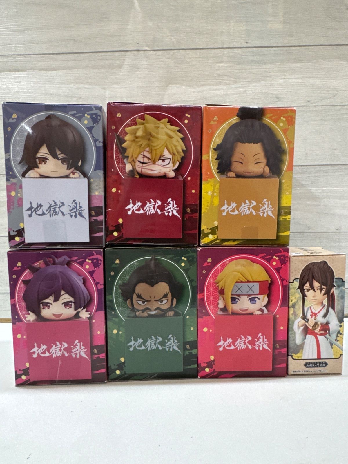 I2-97】◇ 地獄楽 各種フィギュア 6点セット ひっかけフィギュア