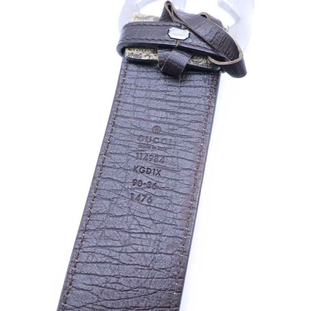 GUCCI (グッチ) GGスプリーム インターロッキングGバックル ベルト