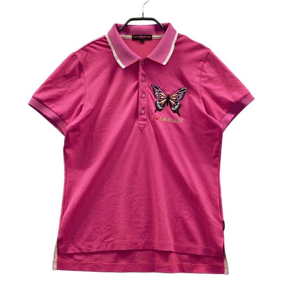 サイズ：3 DANCE WITH DRAGON ダンスウィズドラゴン 半袖ポロシャツ