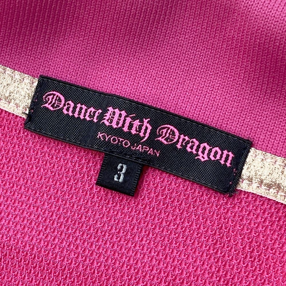 サイズ：3 DANCE WITH DRAGON ダンスウィズドラゴン 半袖ポロシャツ