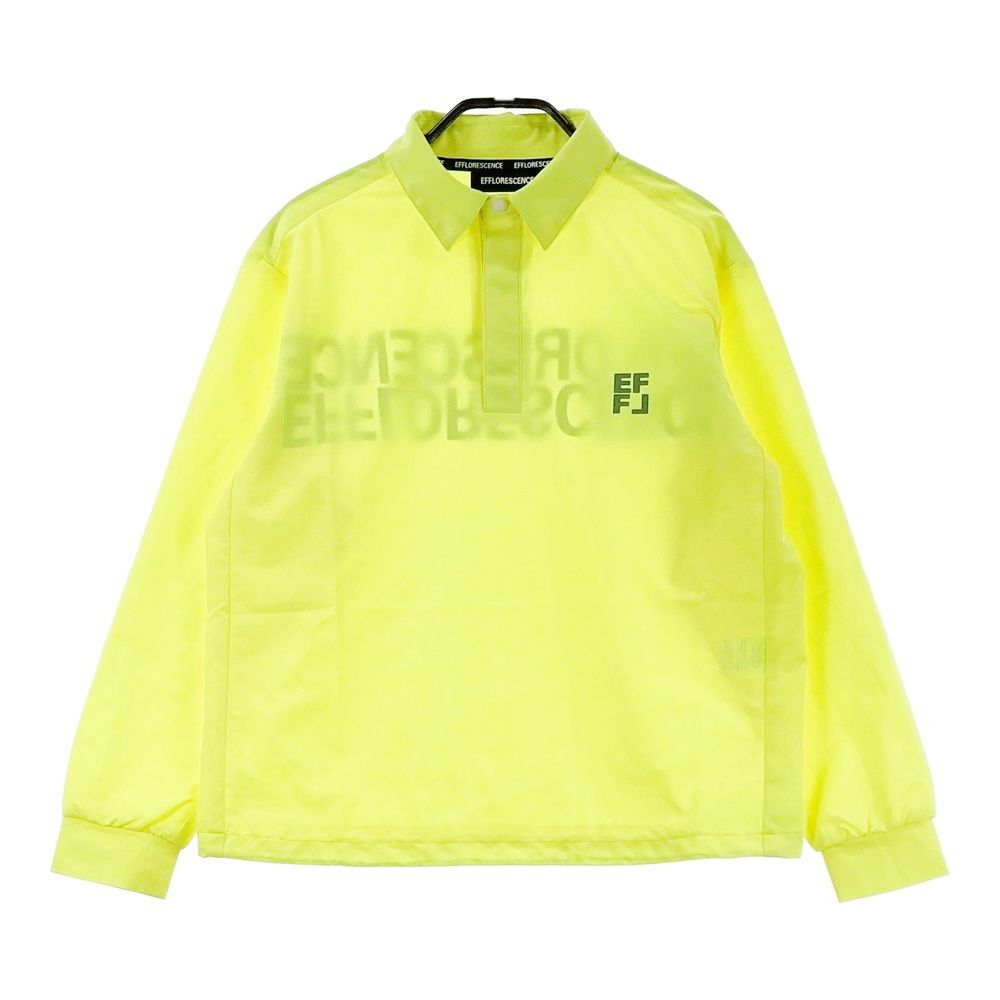 サイズ：S EFFLORESCENCE エフロレッセンス 長袖ポロシャツ イエロー系