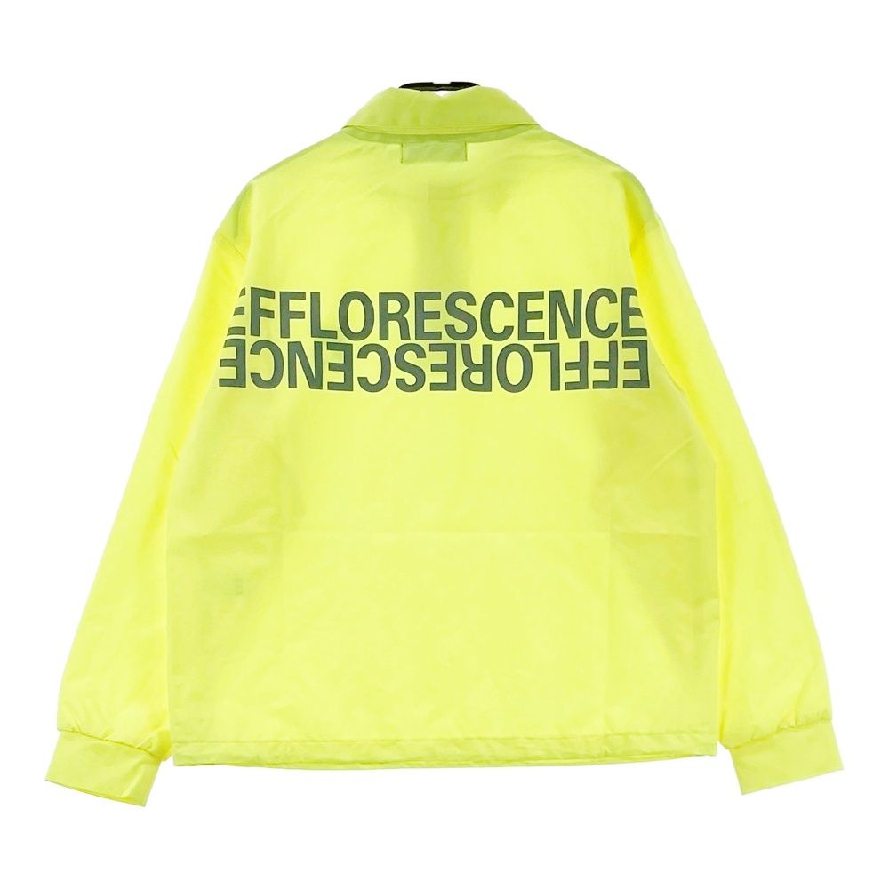 サイズ：S EFFLORESCENCE エフロレッセンス 長袖ポロシャツ イエロー系