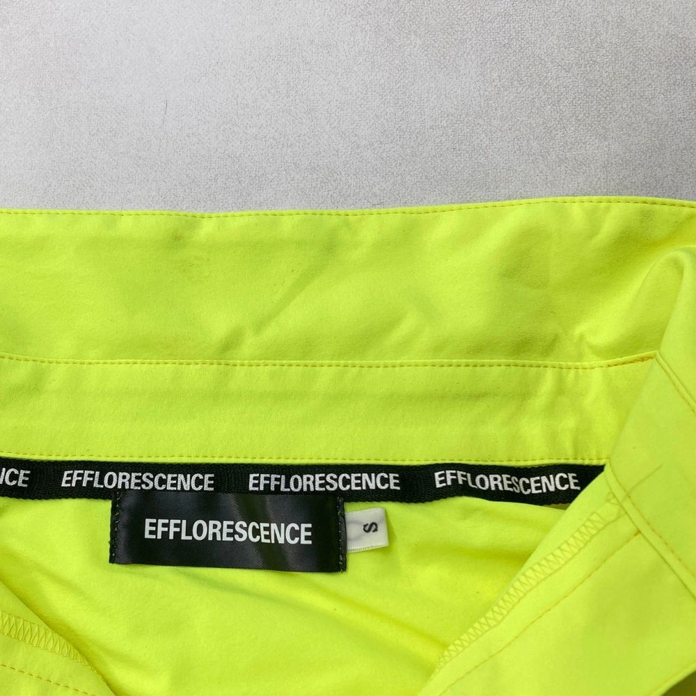 サイズ：S EFFLORESCENCE エフロレッセンス 長袖ポロシャツ イエロー系