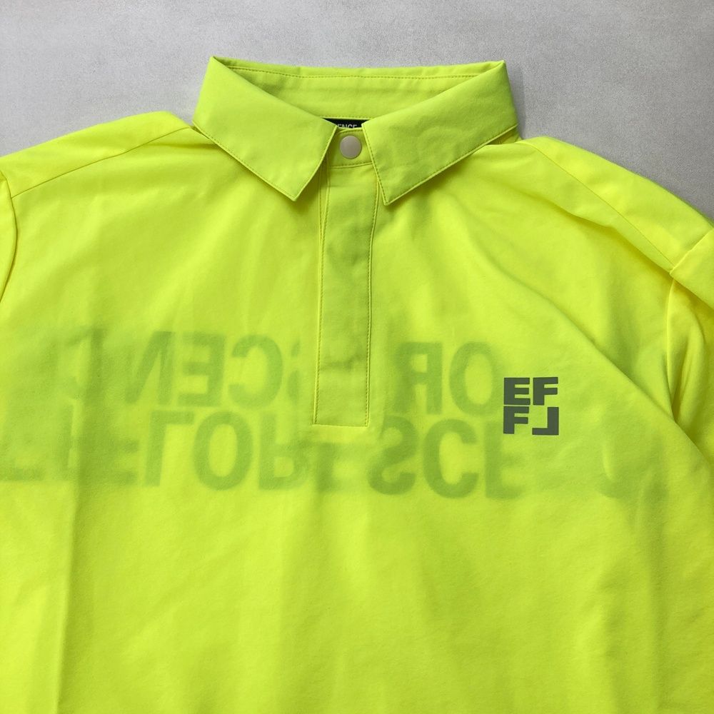 サイズ：S EFFLORESCENCE エフロレッセンス 長袖ポロシャツ イエロー系