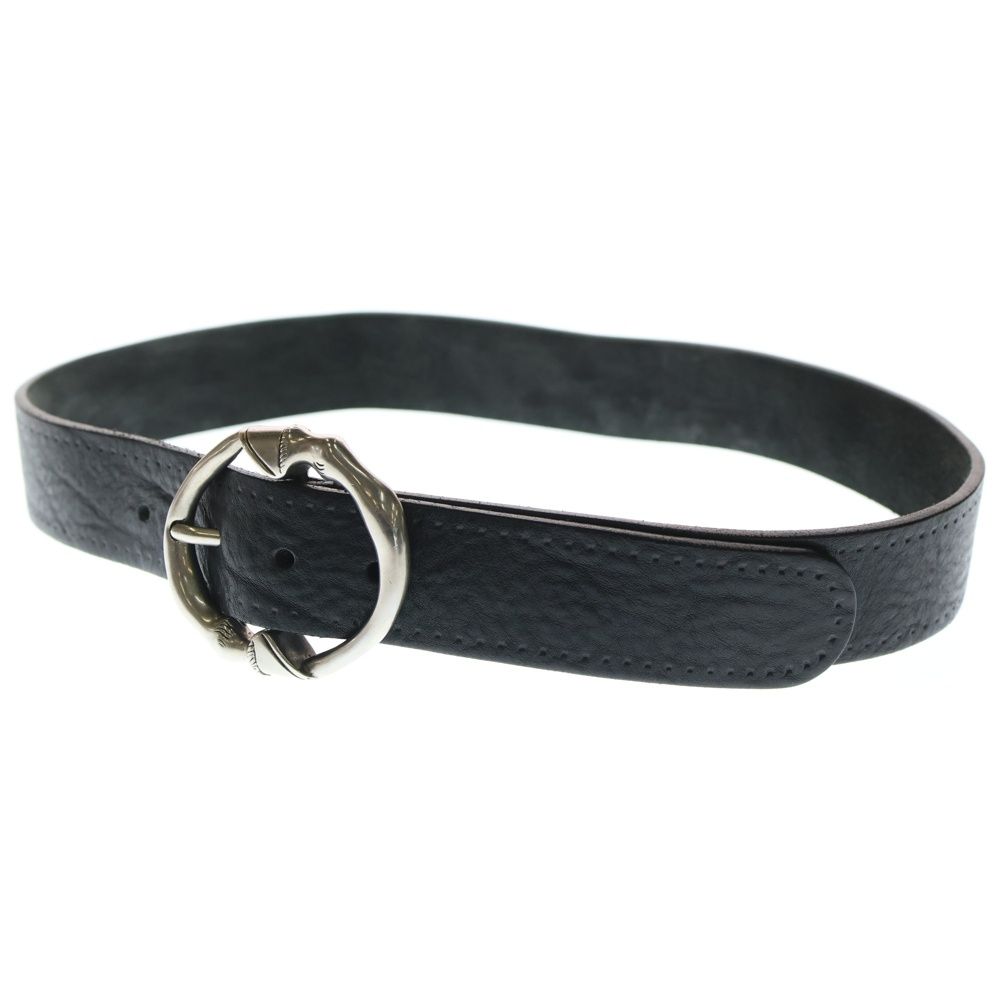 GUCCI (グッチ) Bamboo Buckle Motif Leather Belt バンブー レザー