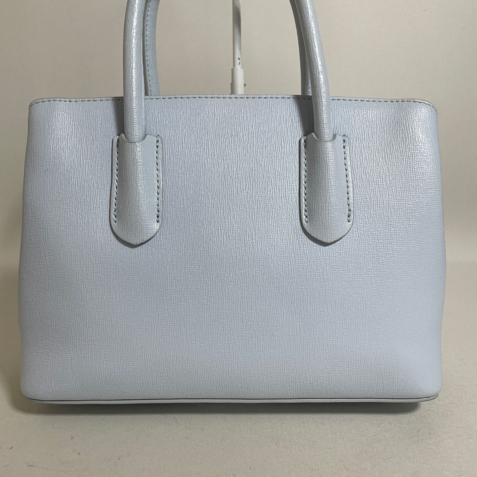 2602-95｜フルラ 2WAYハンドバッグ レザー ライトブルー - メルカリ