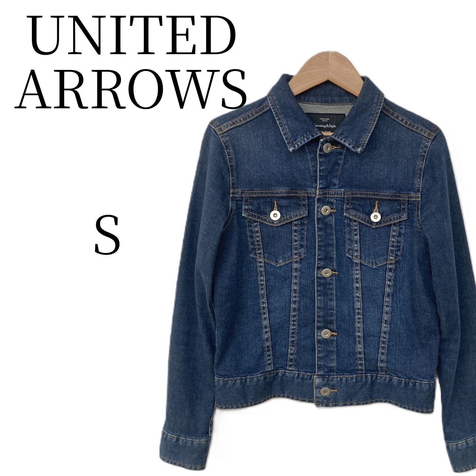 ☆美品 UNITED ARROWS ユナイテッドアローズ 紺(デニム) Gジャン 