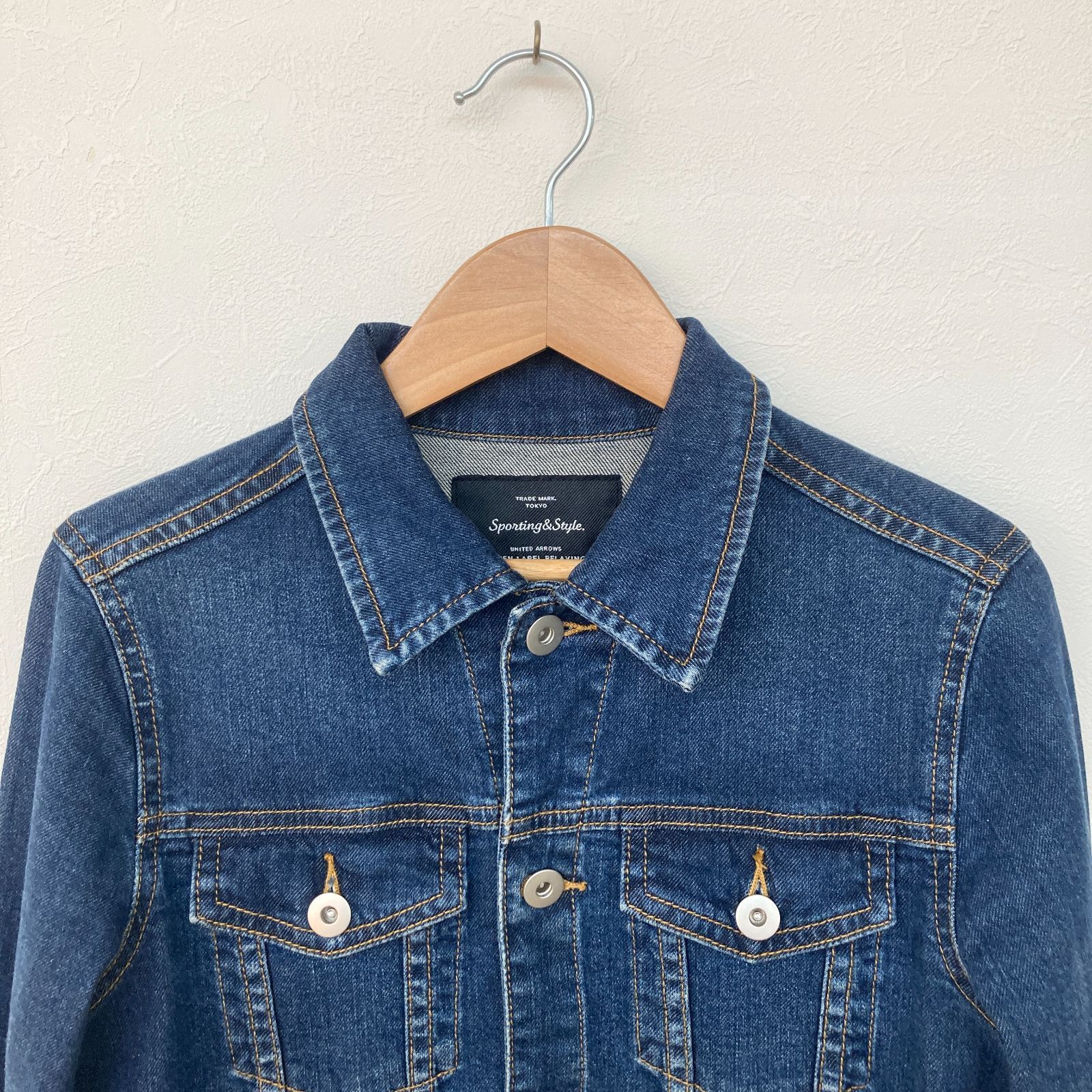☆美品 UNITED ARROWS ユナイテッドアローズ 紺(デニム) Gジャン 