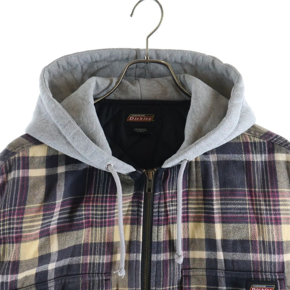 SUPREME (シュプリーム) 23AW ×DICKIES Plaid Hooded Zip Up Shirt